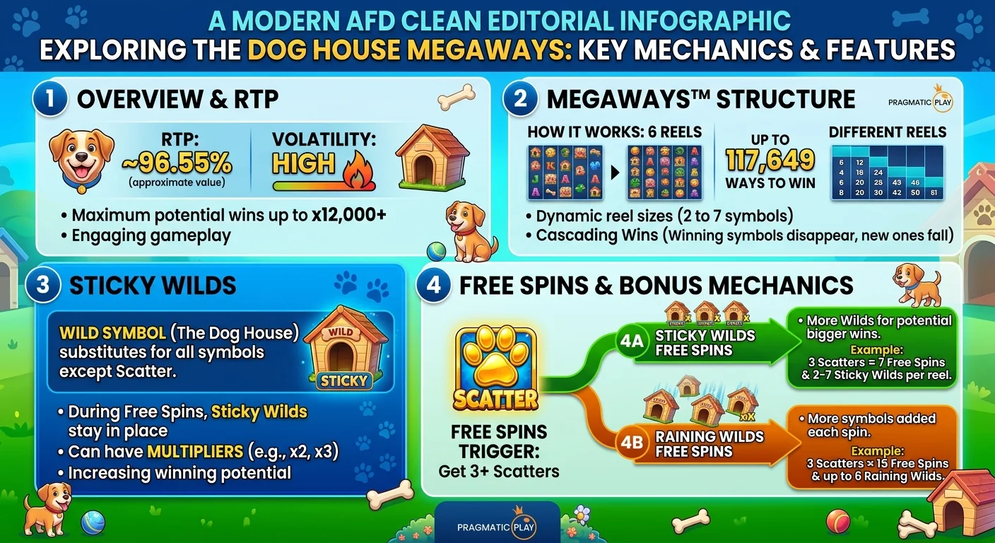 The Dog House Megaways: the sticky-wild classic that still gets clicks mid image